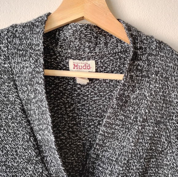 Mudd Size M Dark Grey Cardigan - Picture 3 of 16